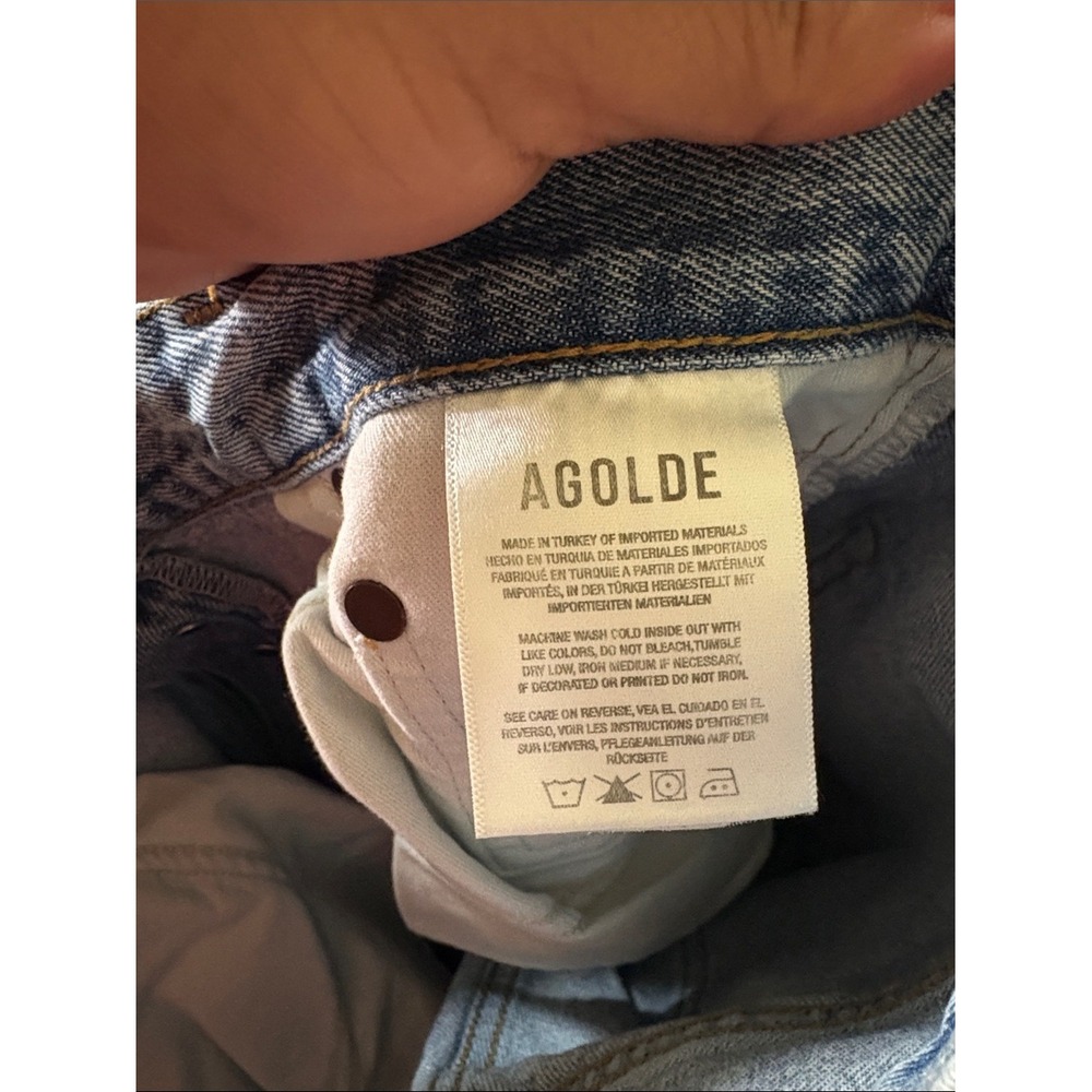 Agolde Riley Crop Jeans - Picture 6 of 7
